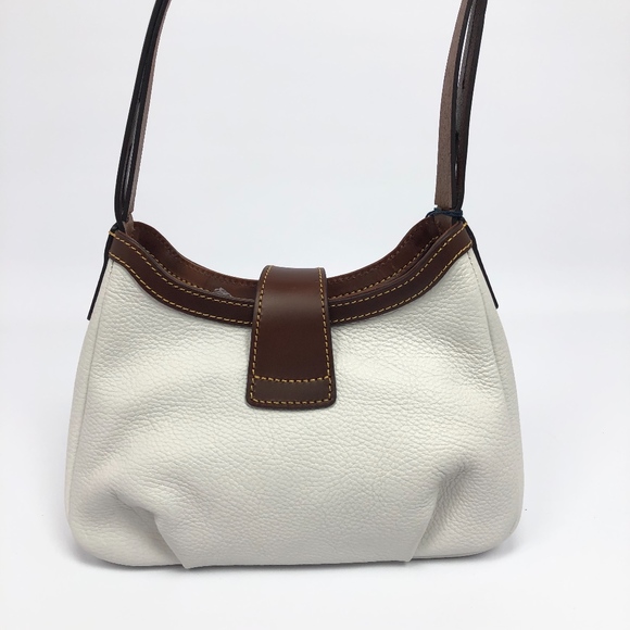 Dooney Bourke Small Shoulder HandBag White Gold B5 - Picture 6 of 8